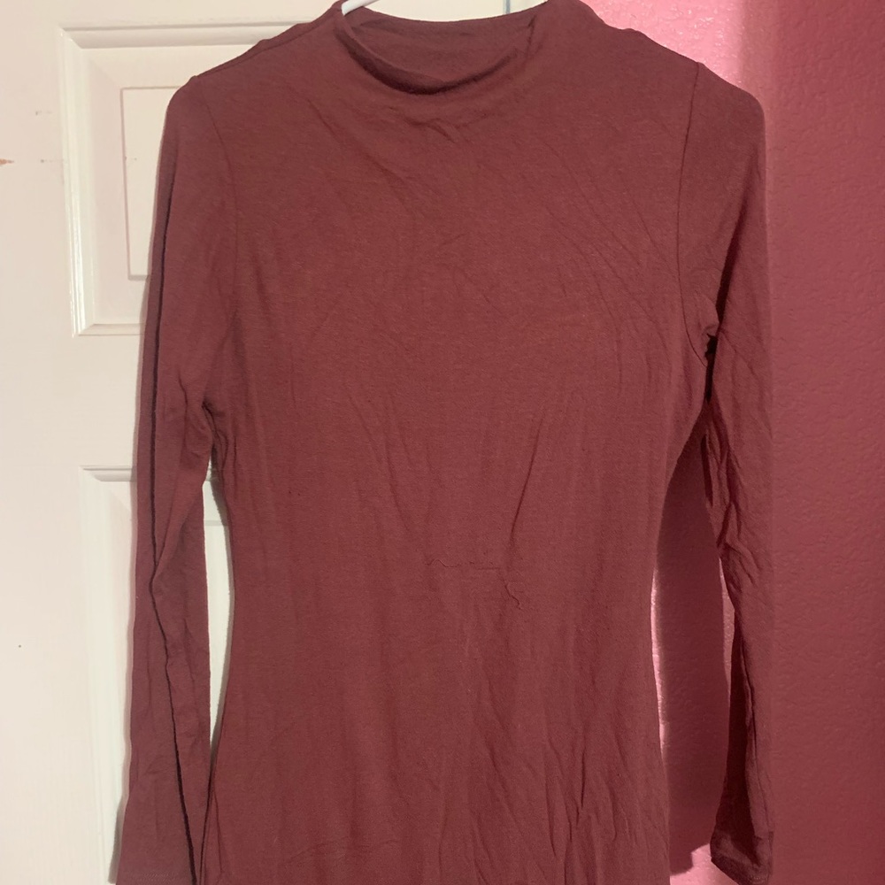 Burgundy dress 👗